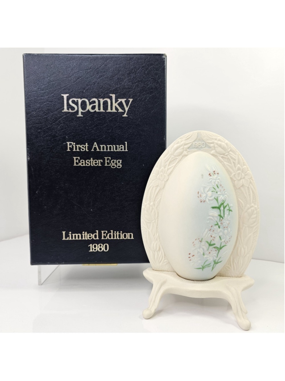 Goebel Ispanky First Annual Easter Egg 1980 Limited Edition USA Box Vintage